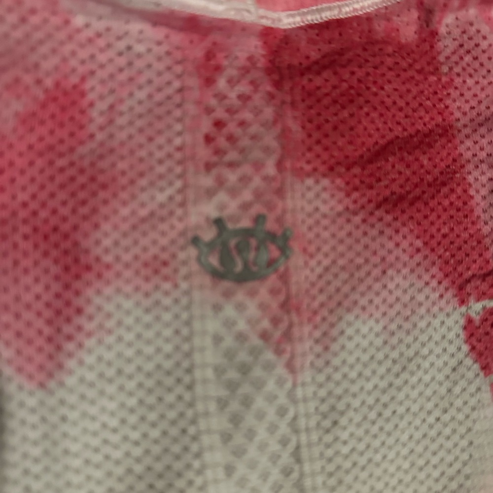 Lulu swiftly long sleeve - size 12 - pink and white